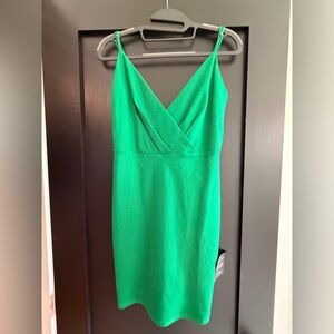 Lulu's Vibrant Green Midi Dress
